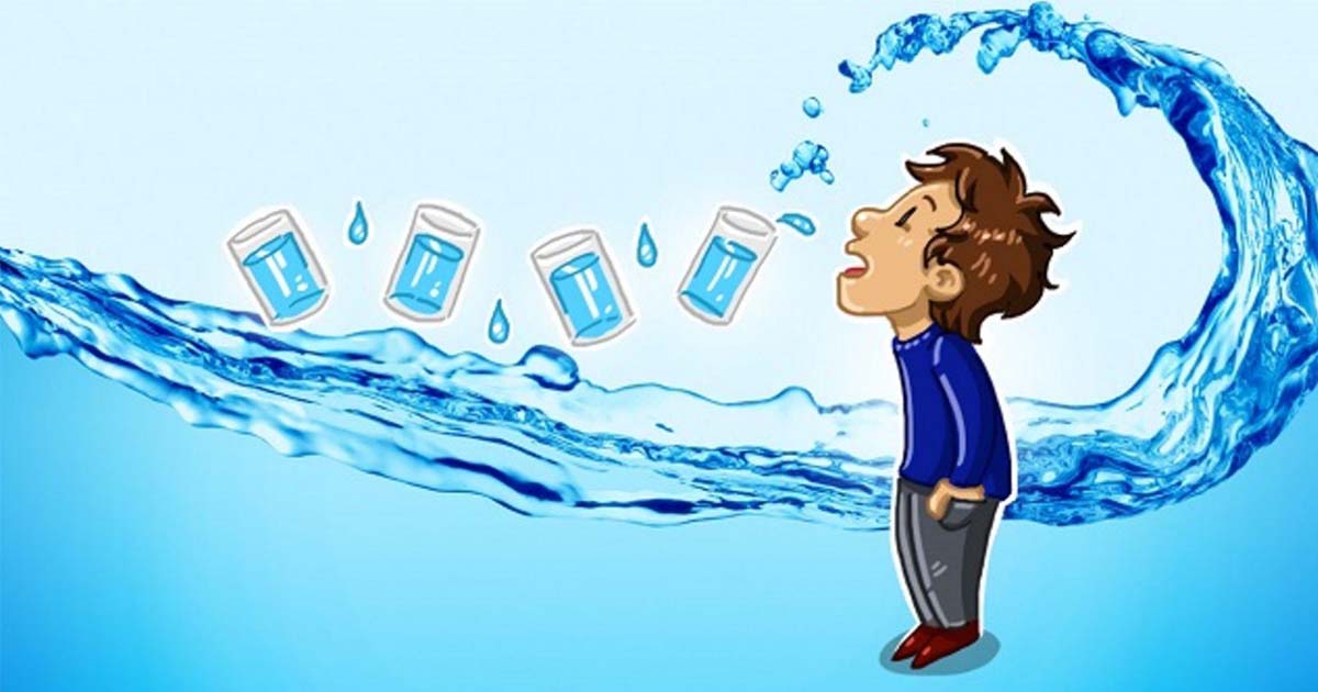 Drinking too much of water TaazaDaily365