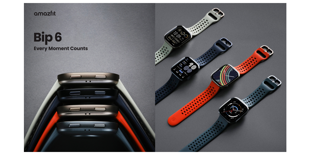 Amazfit Announces the Bip 6 Smartwatch TaazaDaily365