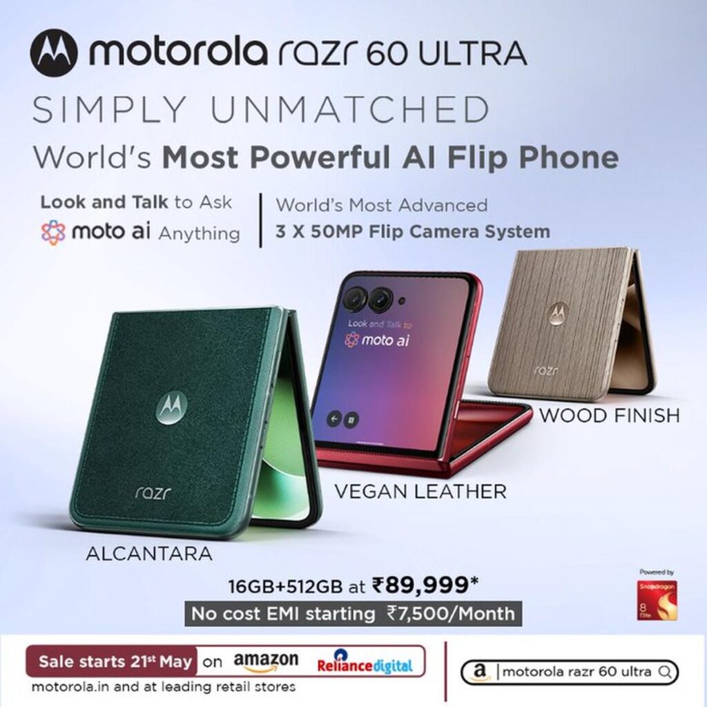 TaazaDaily365 Moto Razr 60 Ultra Launched