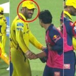 Vaibhav Suryavanshi Touches MS Dhoni Feet TaazaDaily365