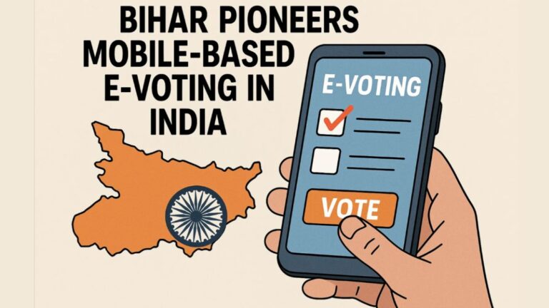 Bihar Becomes 1st Voting Mobile Phone App TaazaDaily365 Business