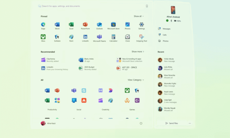 Windows-11-New-Start-Menu TaazaDaily365 Tech